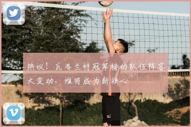 热议!瓦洛兰特冠军榜的队伍阵容大变动,谁将成为新核心